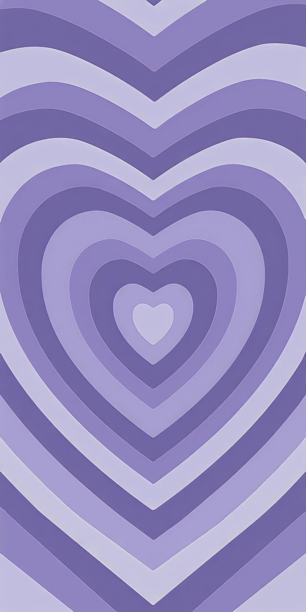 Purple Hearts iPhone Glass Cover