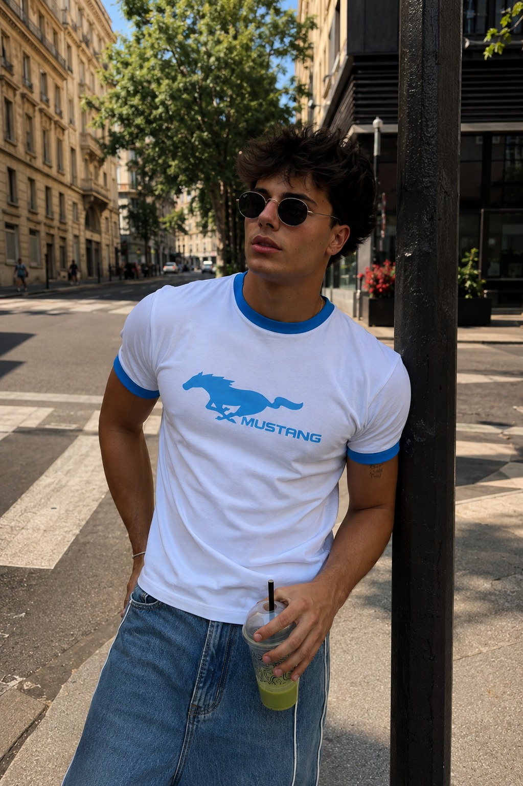 Mustang Ringer Tee