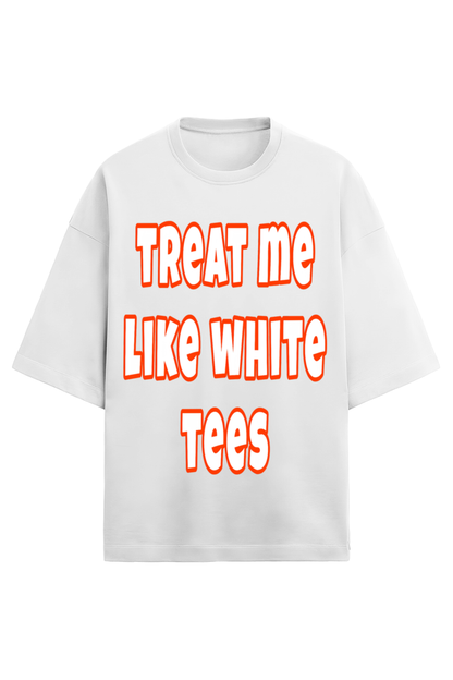 Treat Me Right White Tee