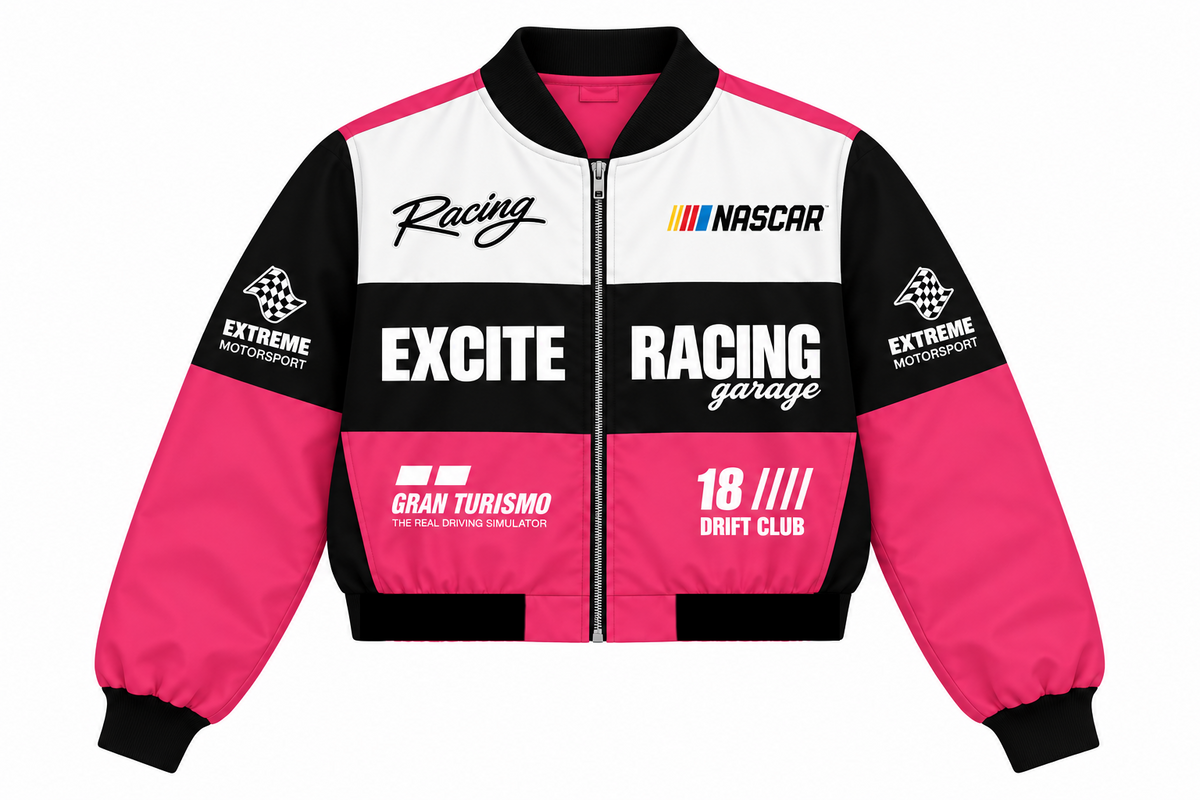 Pitlane Pink Crop Jacket