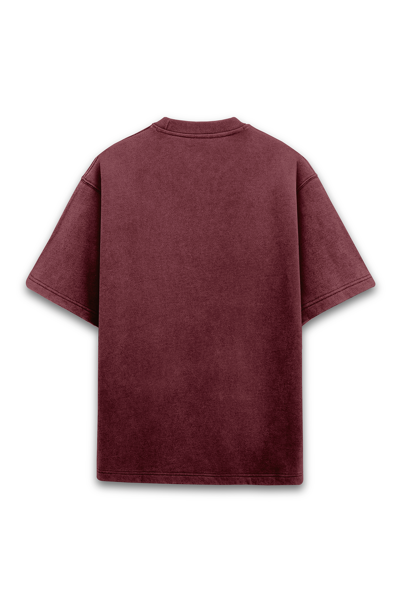 Crawler Maroon Acid Wash Tee