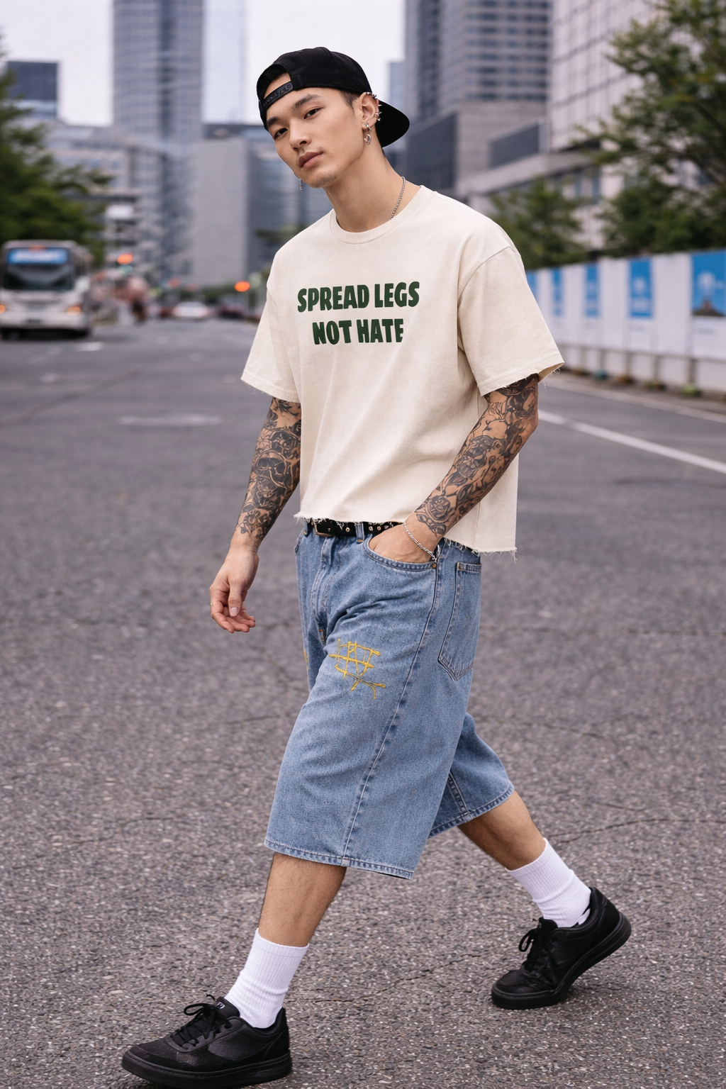 Off White Core Cropped Tee