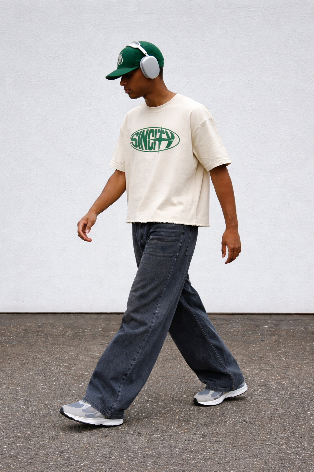 Sincity OffWhite Cropped Tee