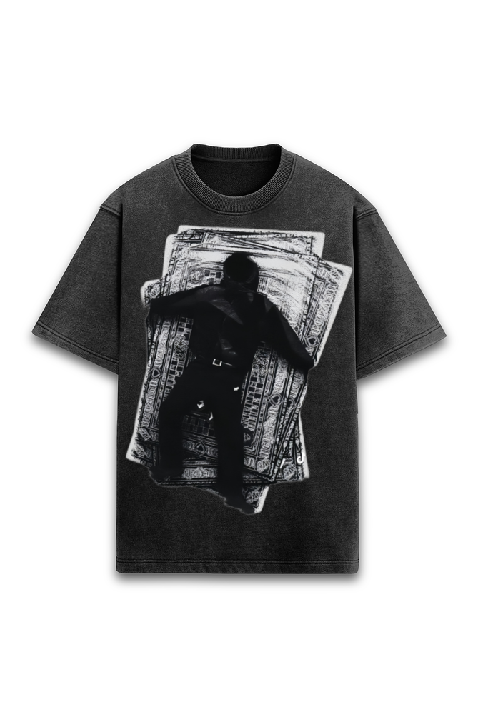 Y2K Save Bag Acid Wash Tee