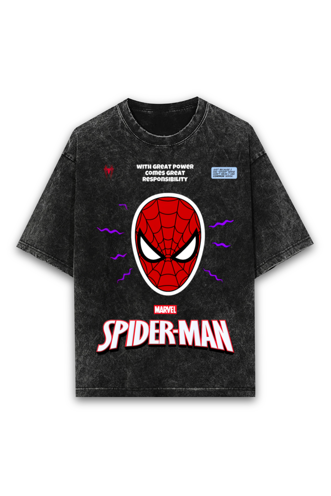 Spidey Sense Acid Wash Tee