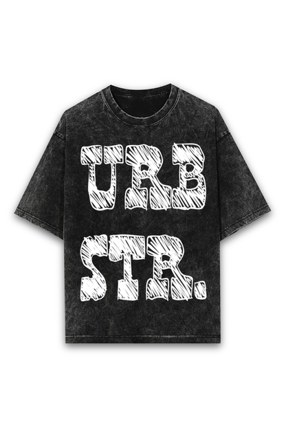 Black Acid Wash Tee