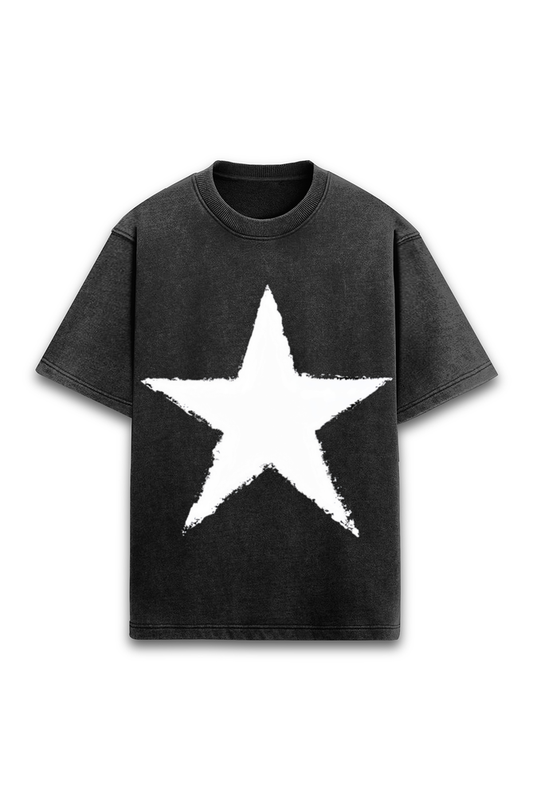 Y2K STAR Acid Wash Tee