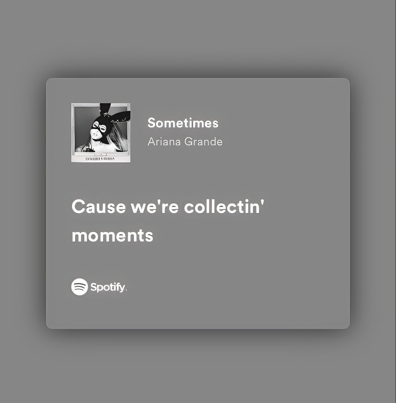 Sometimes Spotify iPhone Glass Cover