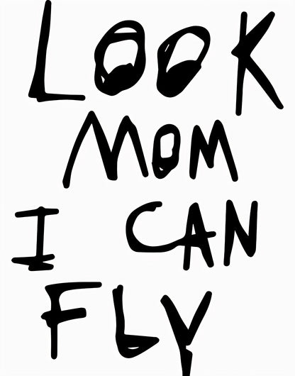 Look Mom I Can Fly iPhone Glass Cover