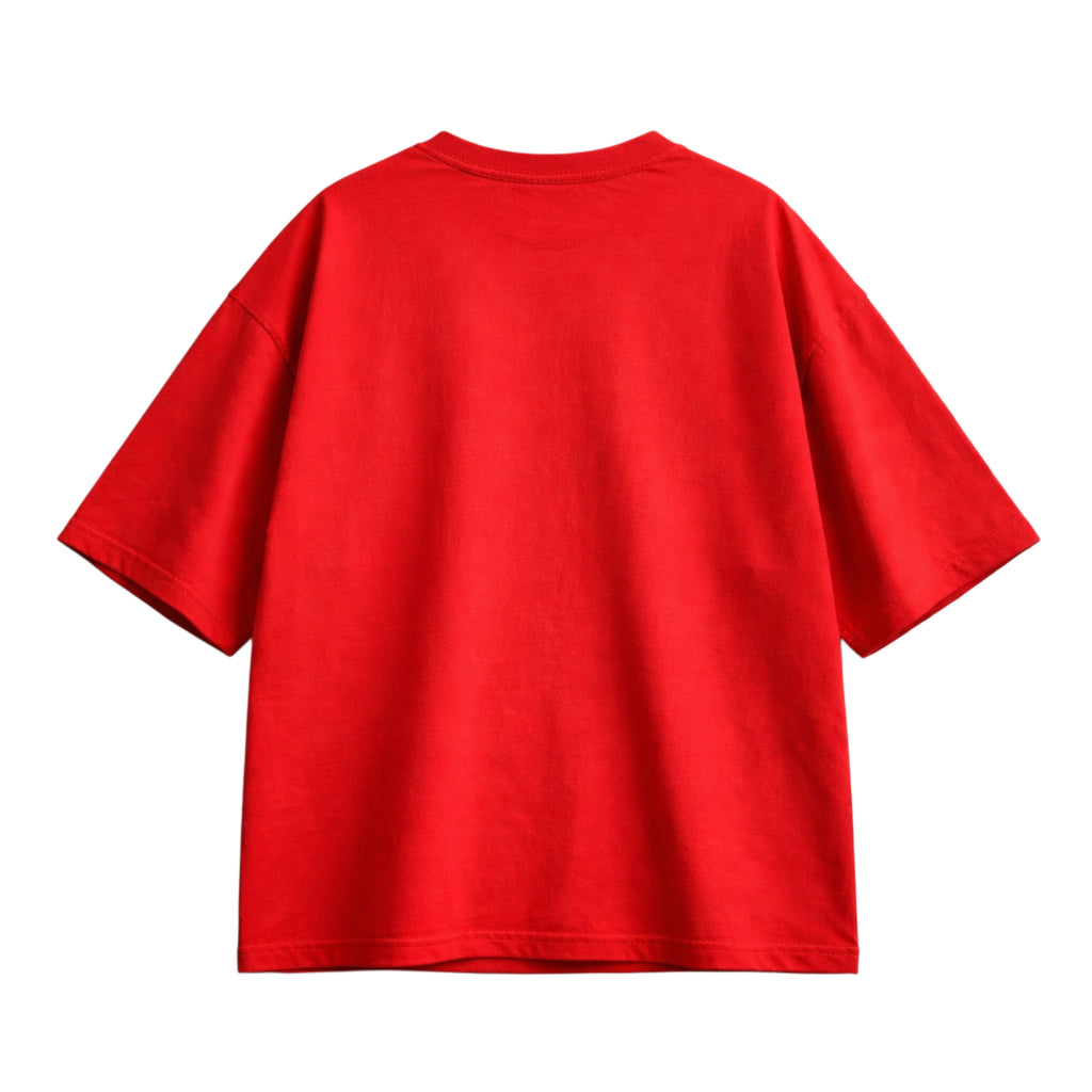 Pinned Core Red Boxy Tee