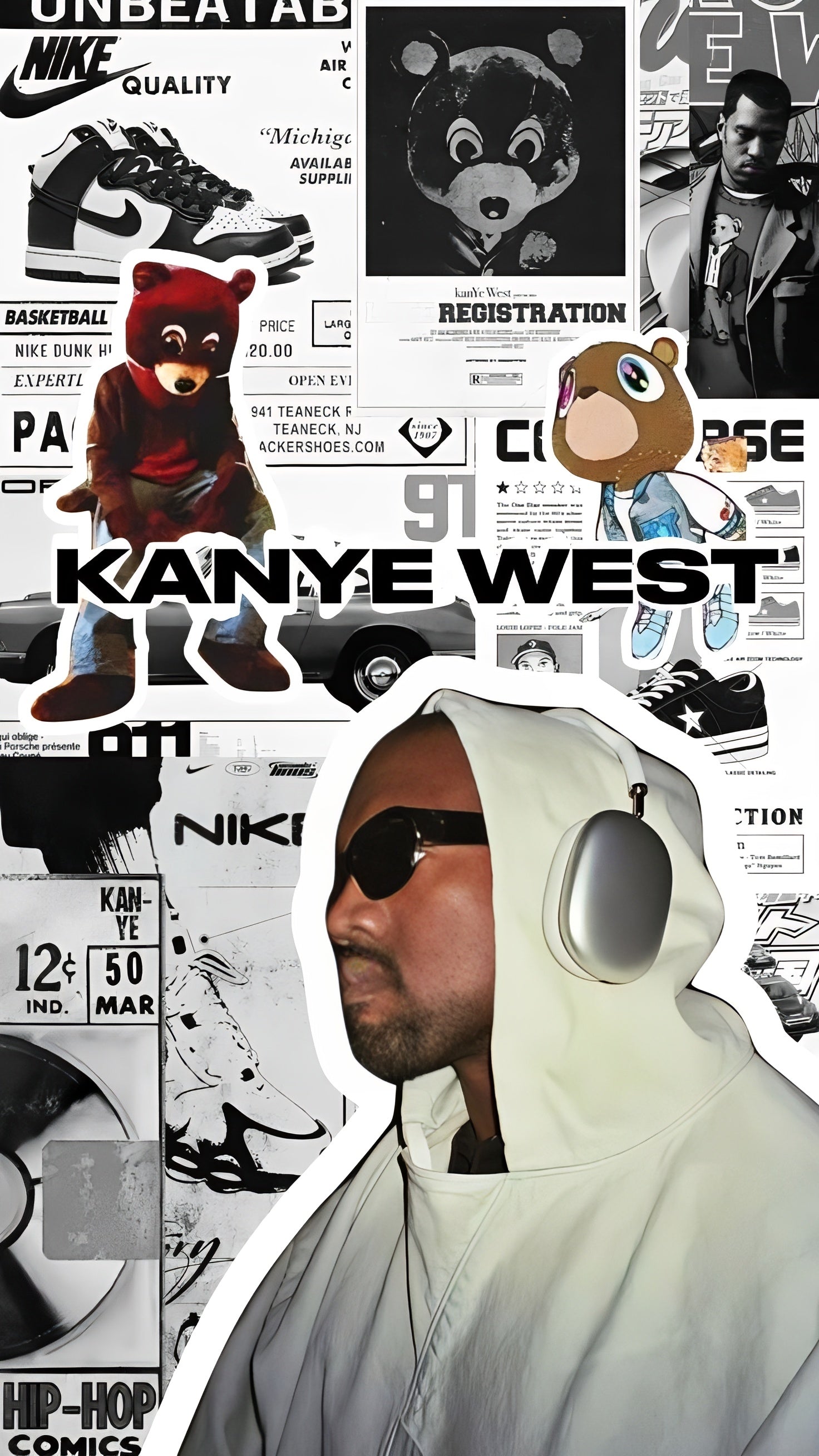 Kanye West IPhone Glass Back Cover