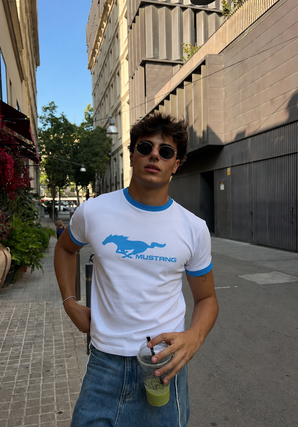 Mustang Ringer Tee