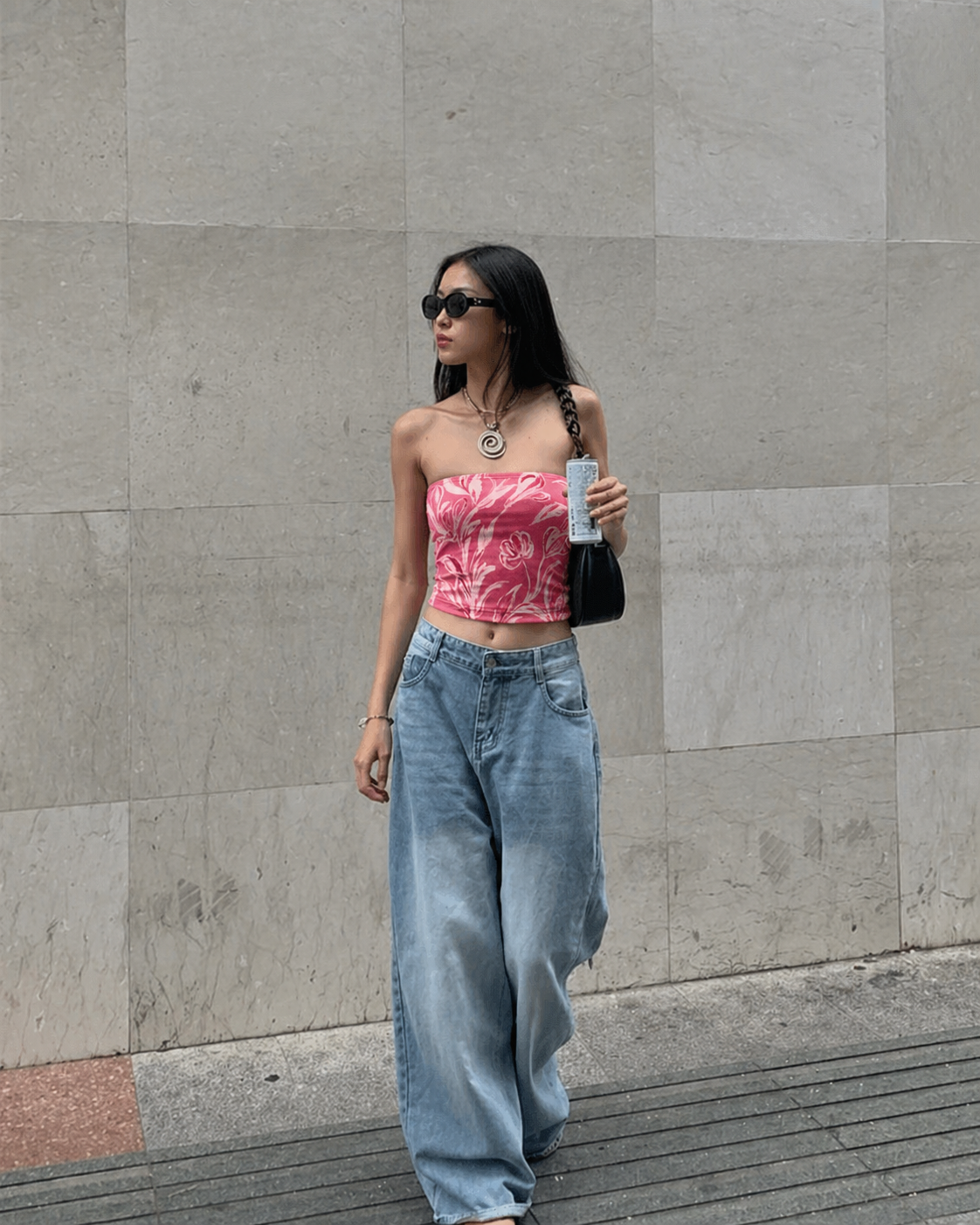 Blush Bloom Tube Top
