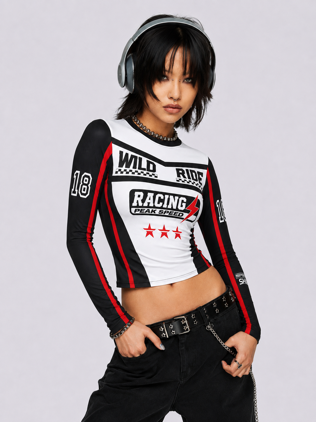 Wild Racing Crop Top