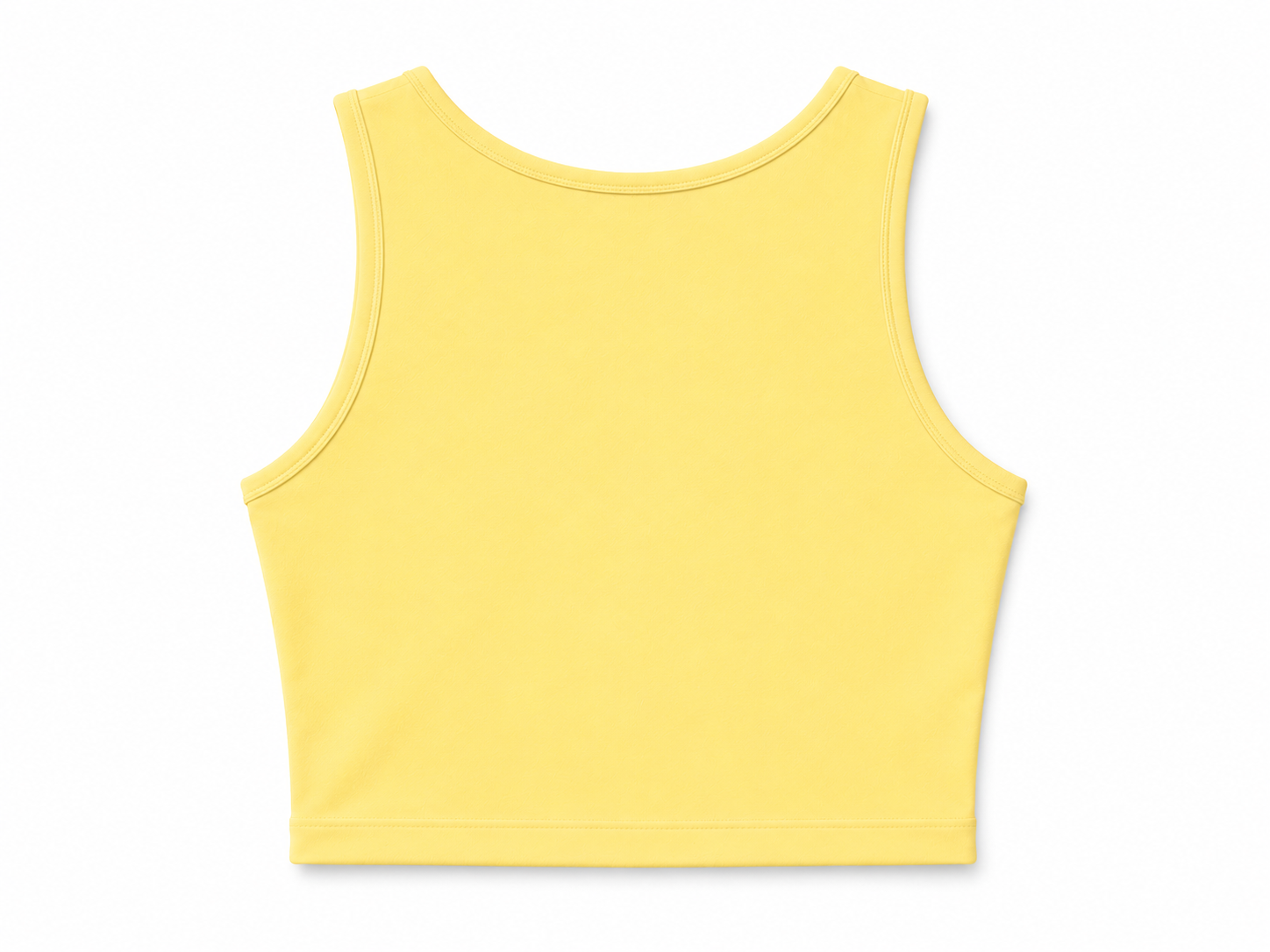 Butter Yellow Crop Tank