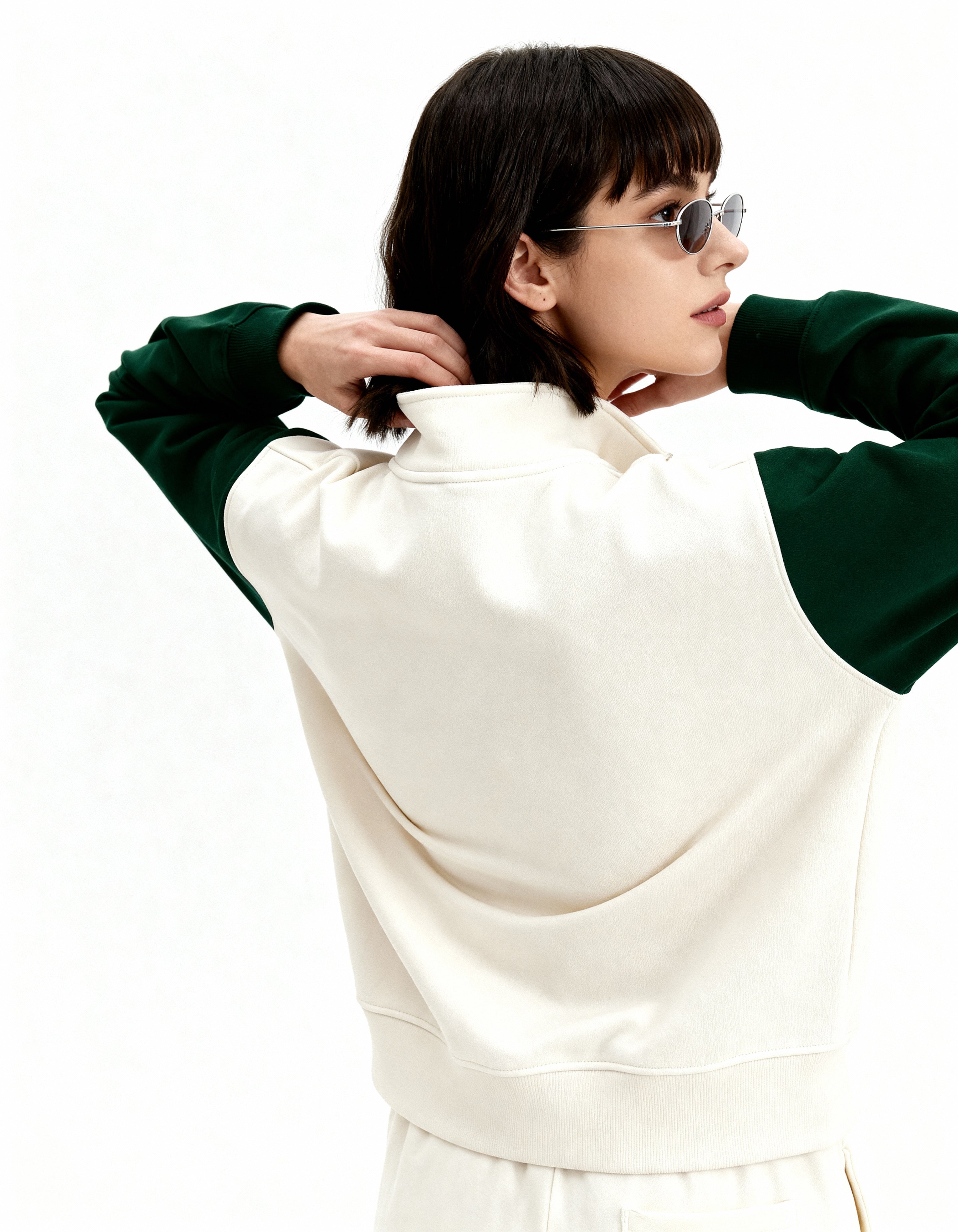 Paris Zip Top Sweatshirt