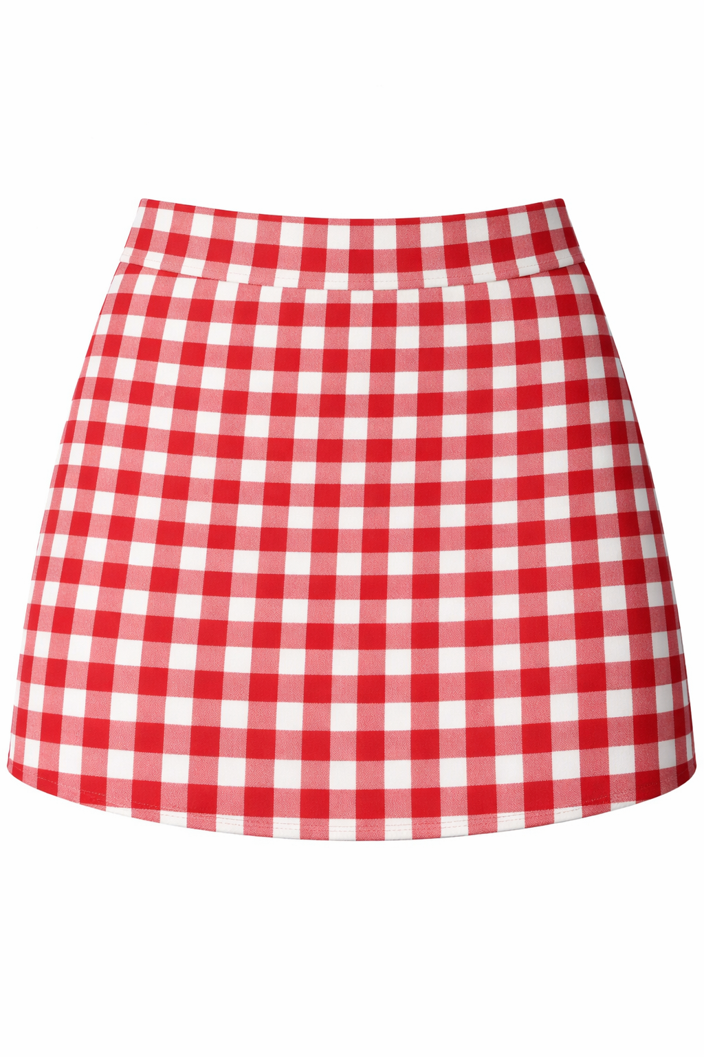 Cherry Check Mini Skirt