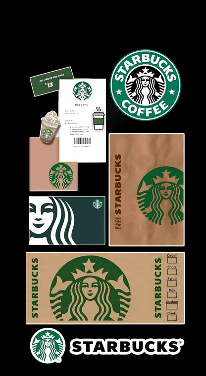 Starbucks Black iPhone Glass Case