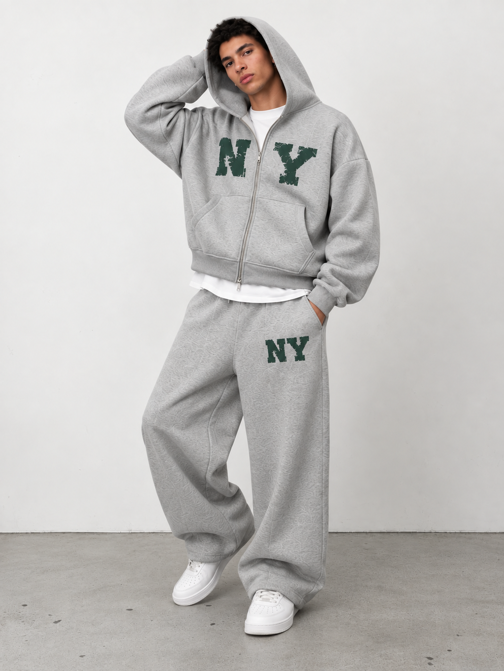 NY Dual-Zip Heavyweight Co-Ord Set