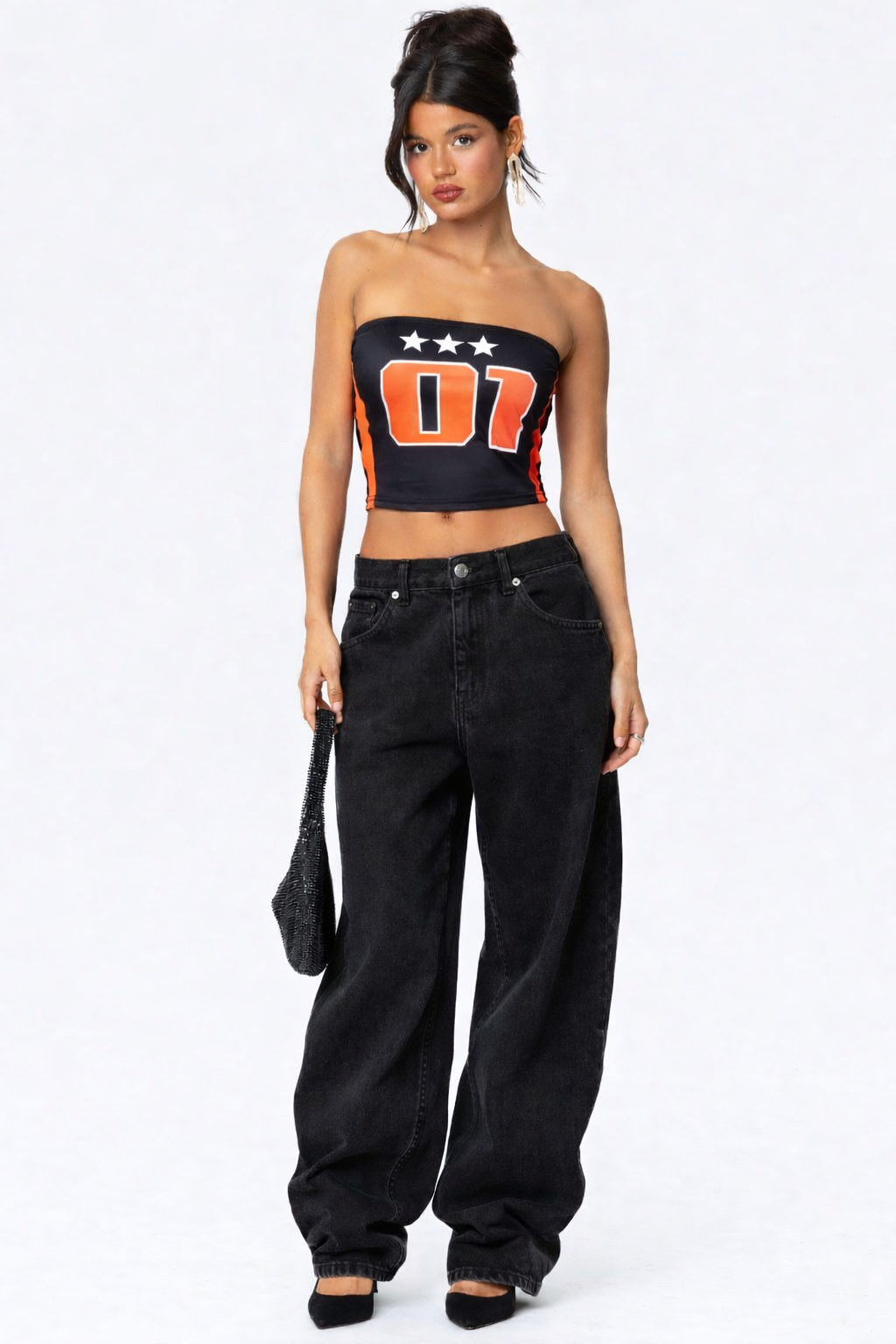 Varsity 01 Strapless Tube Top