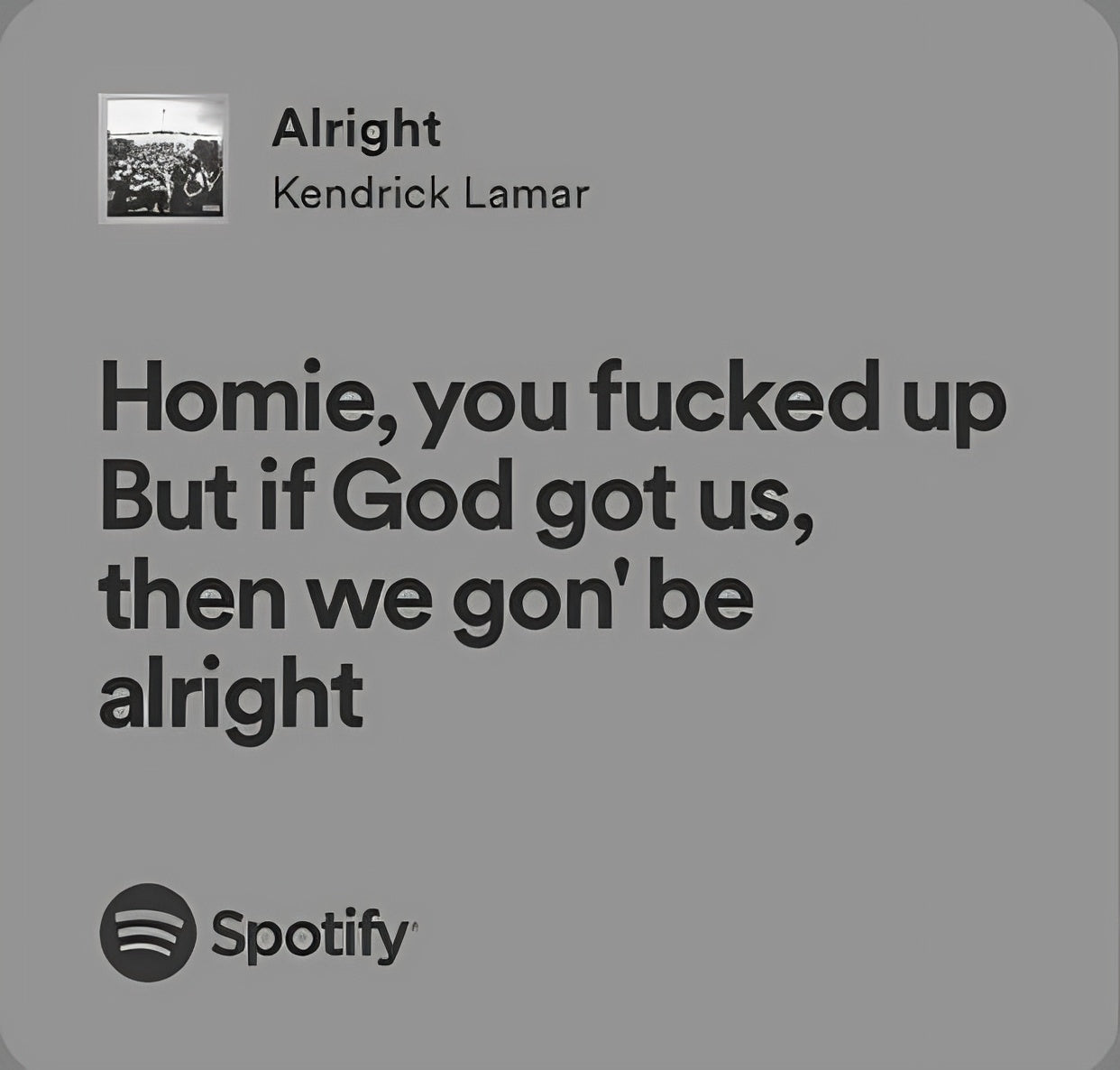 OG Kendrick iPhone Glass Cover
