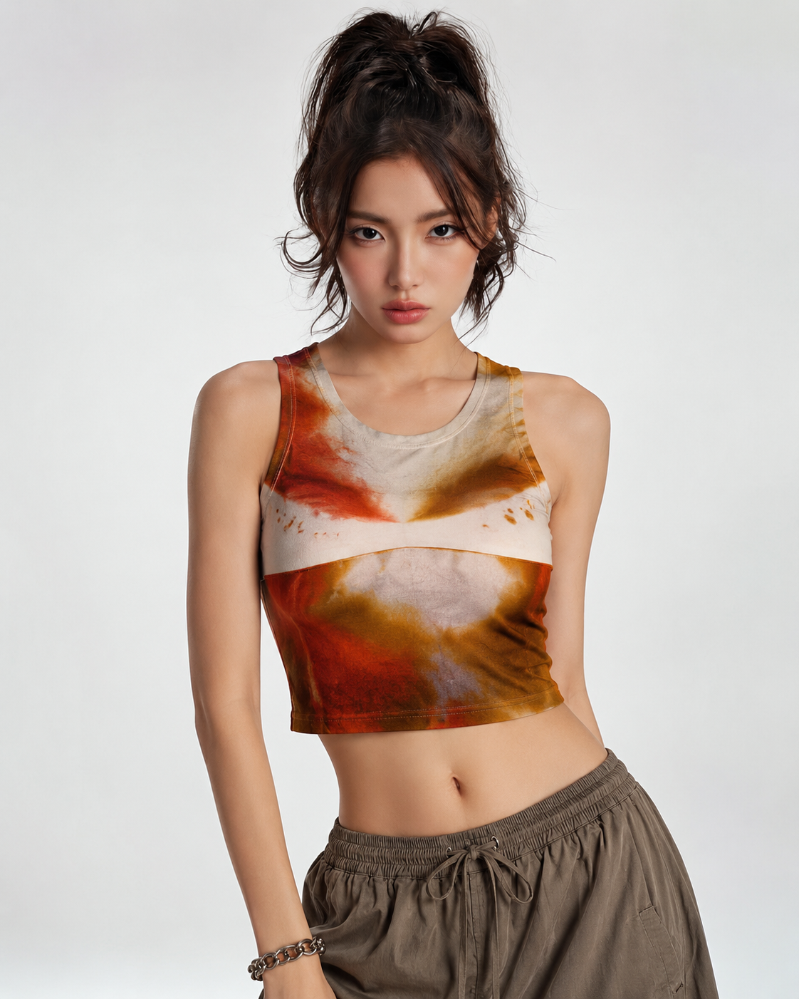 Rust Mirage Crop Tank