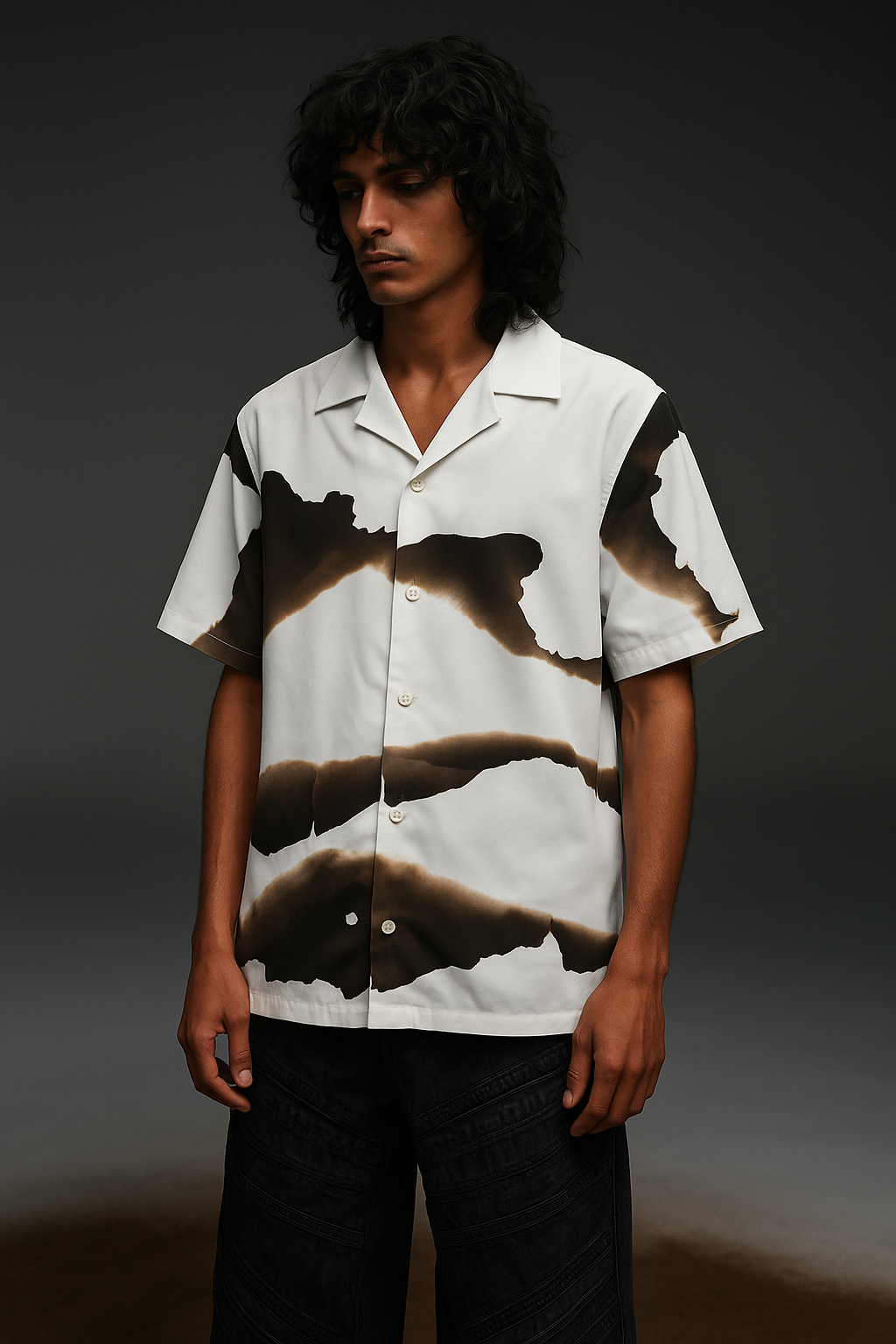 Burnt Paper Relaxed Fit Shirt