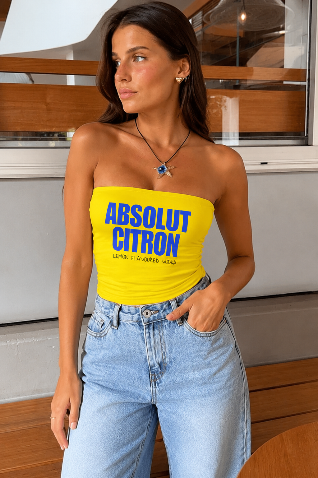 Citron Nights Tube Top