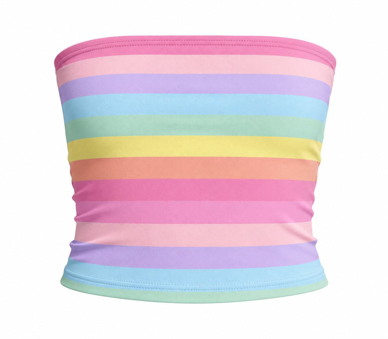 Candy Stripe Tube Top