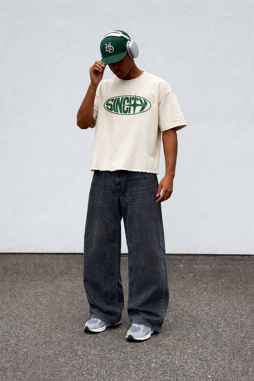Sincity OffWhite Cropped Tee