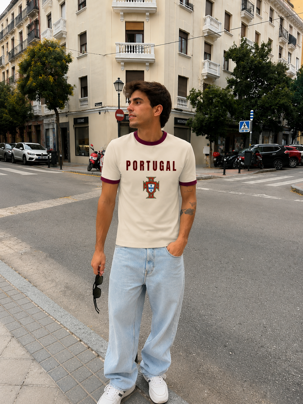 Portugal Ringer Tee