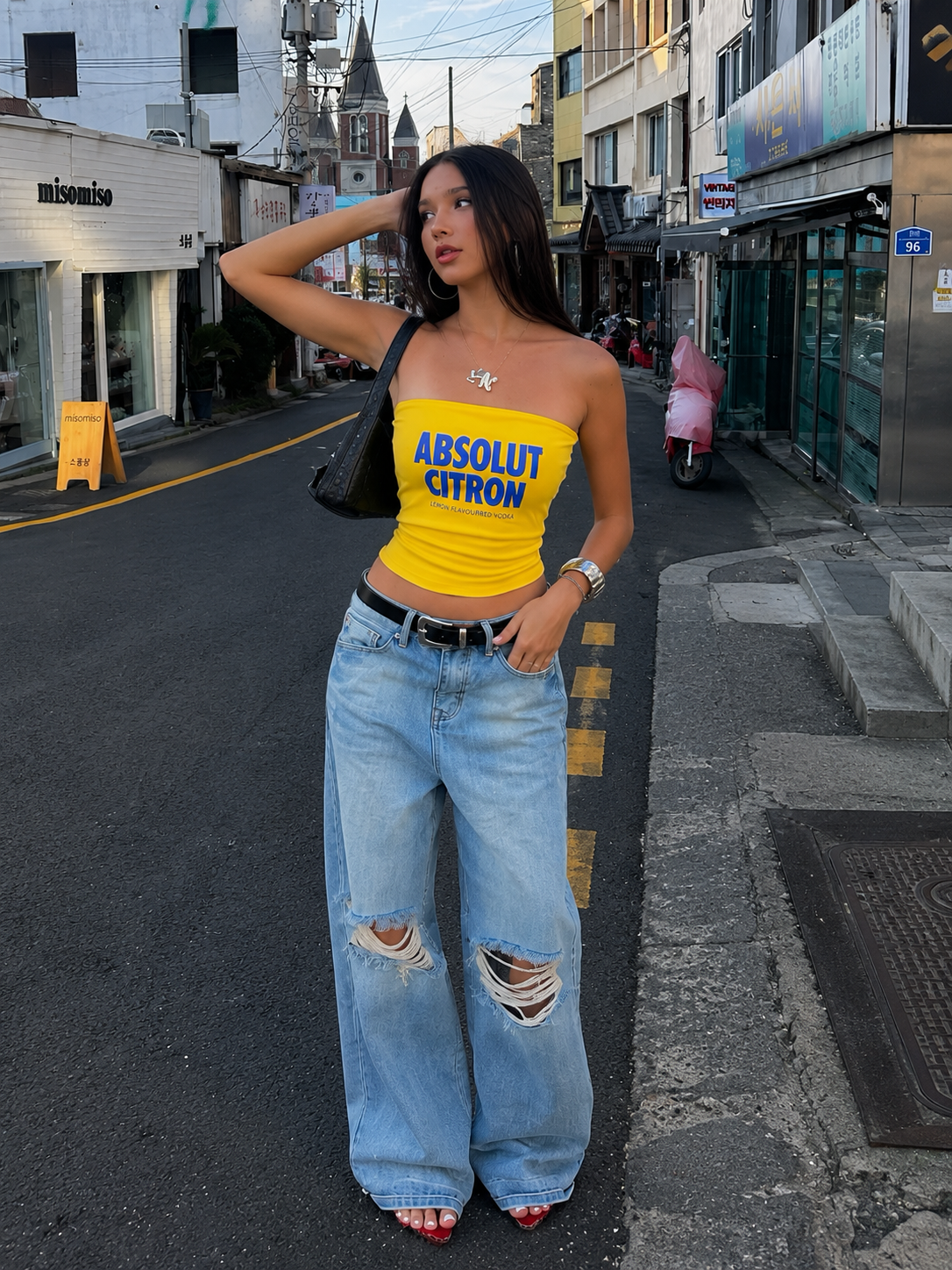 Citron Nights Tube Top