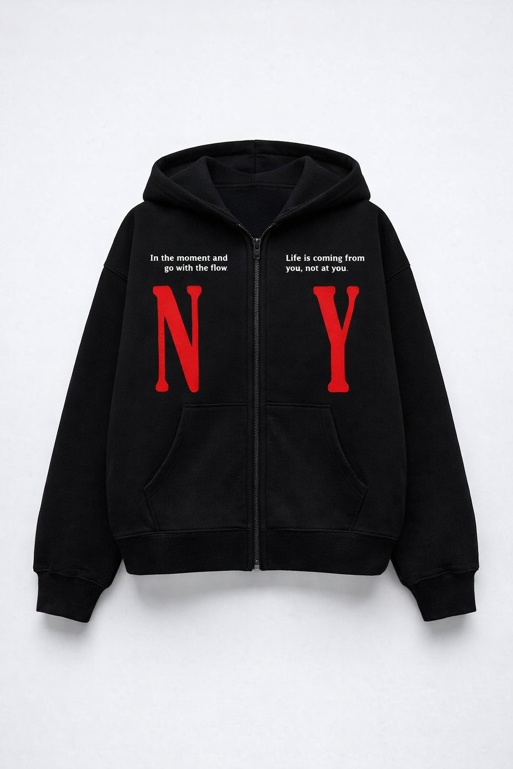 NY Flow Unisex Zipper Hoodie