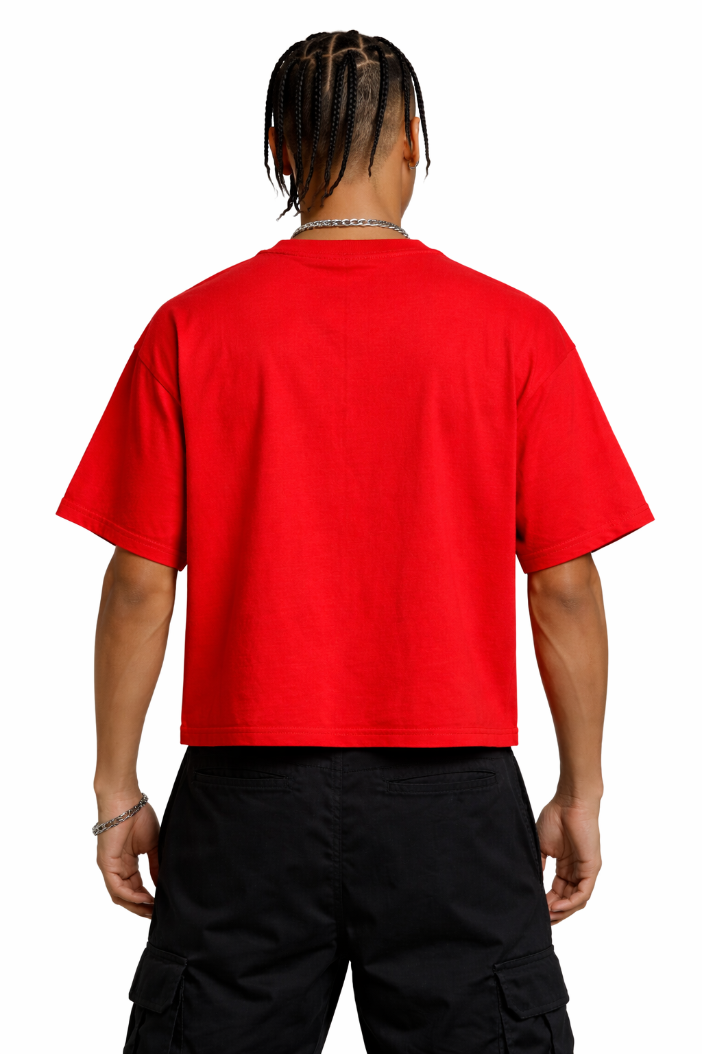 Pinned Core Red Boxy Tee