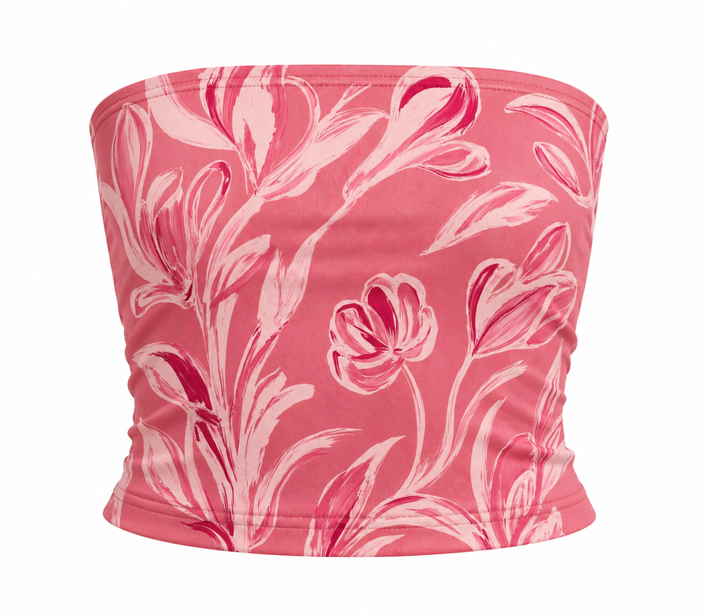 Blush Bloom Tube Top