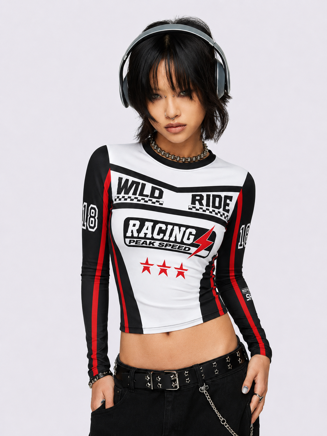 Wild Racing Crop Top