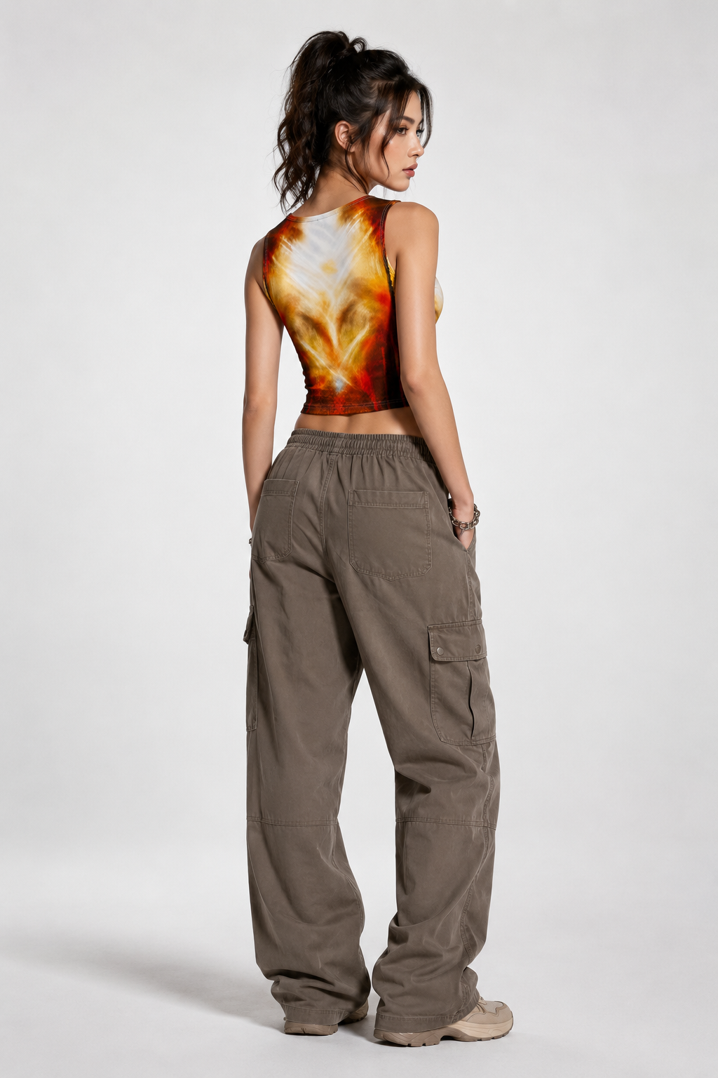 Rust Mirage Crop Tank