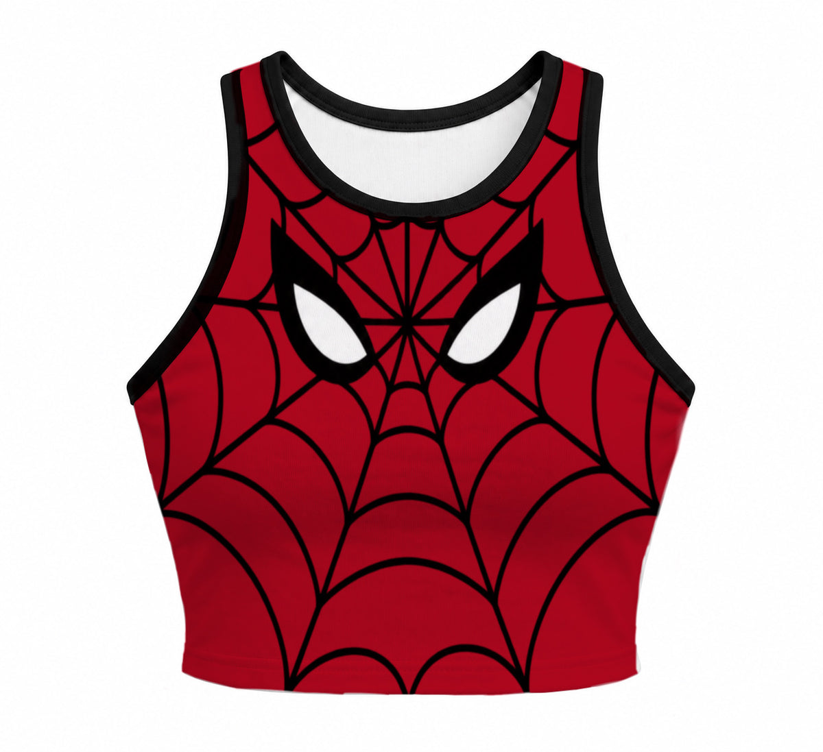 Web Slinger Crop Tank