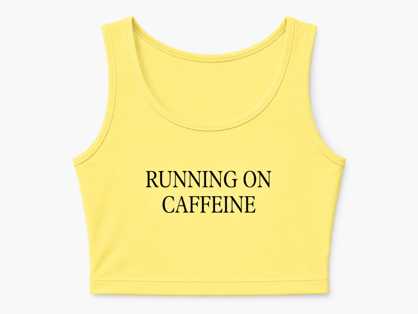 Butter Yellow Crop Tank