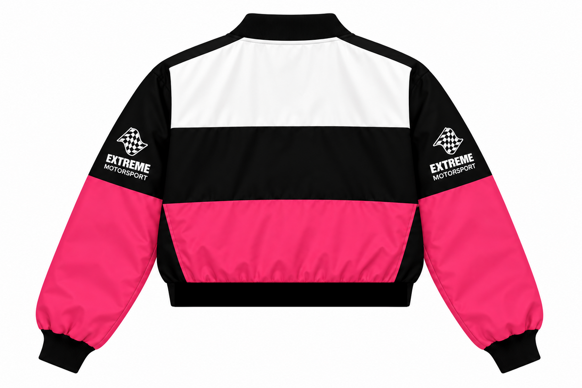 Pitlane Pink Crop Jacket