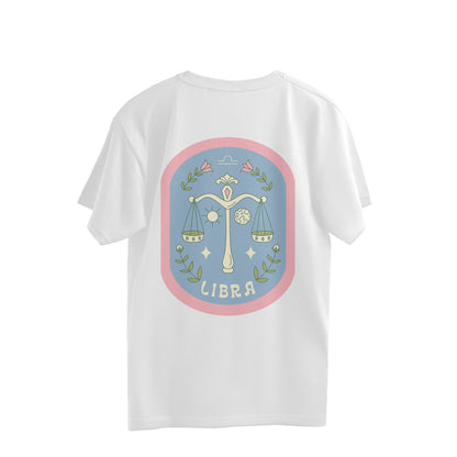 Libra Zodiac Oversized Fit Tee