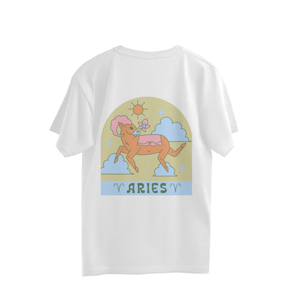 Aries Zodiac Oversized Fit Tee