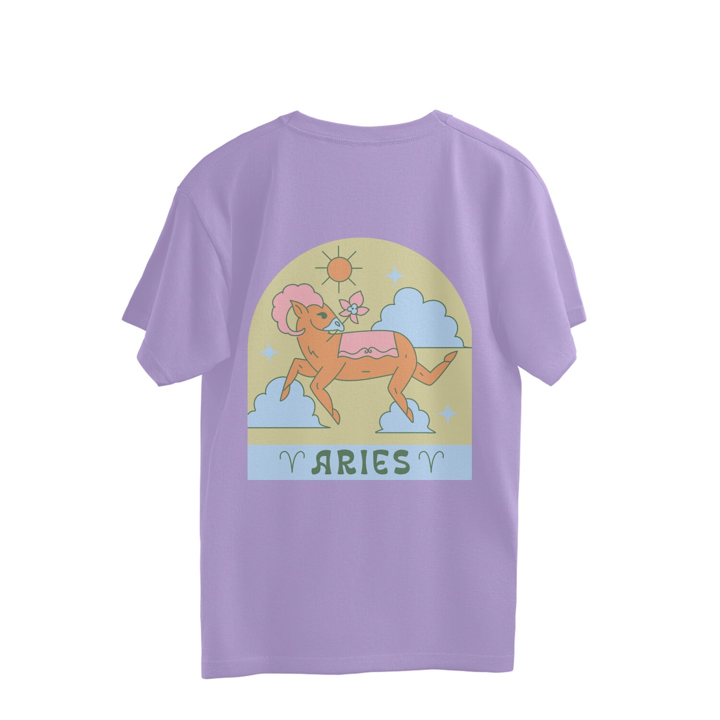 Aries Zodiac Oversized Fit Tee