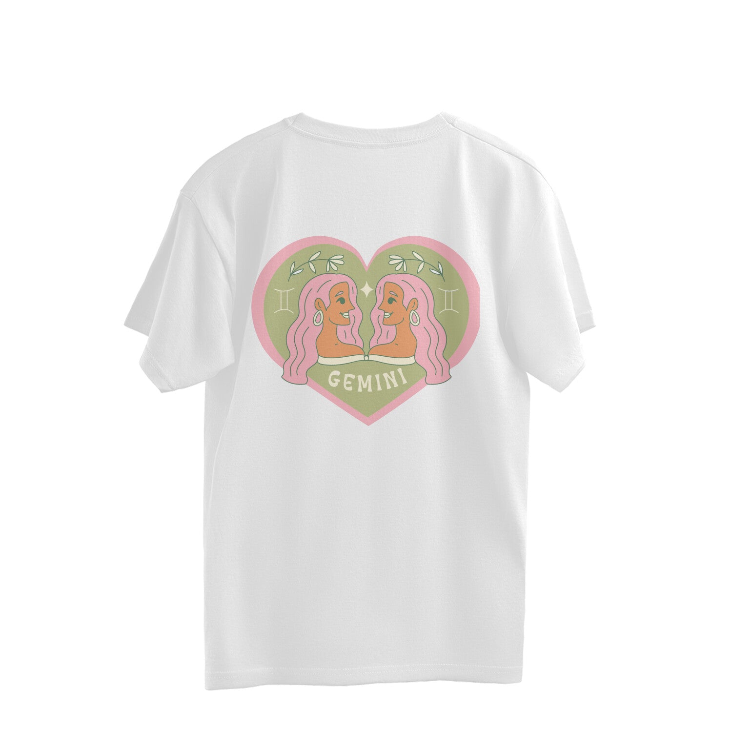 Gemini Zodiac Oversized Fit Tee
