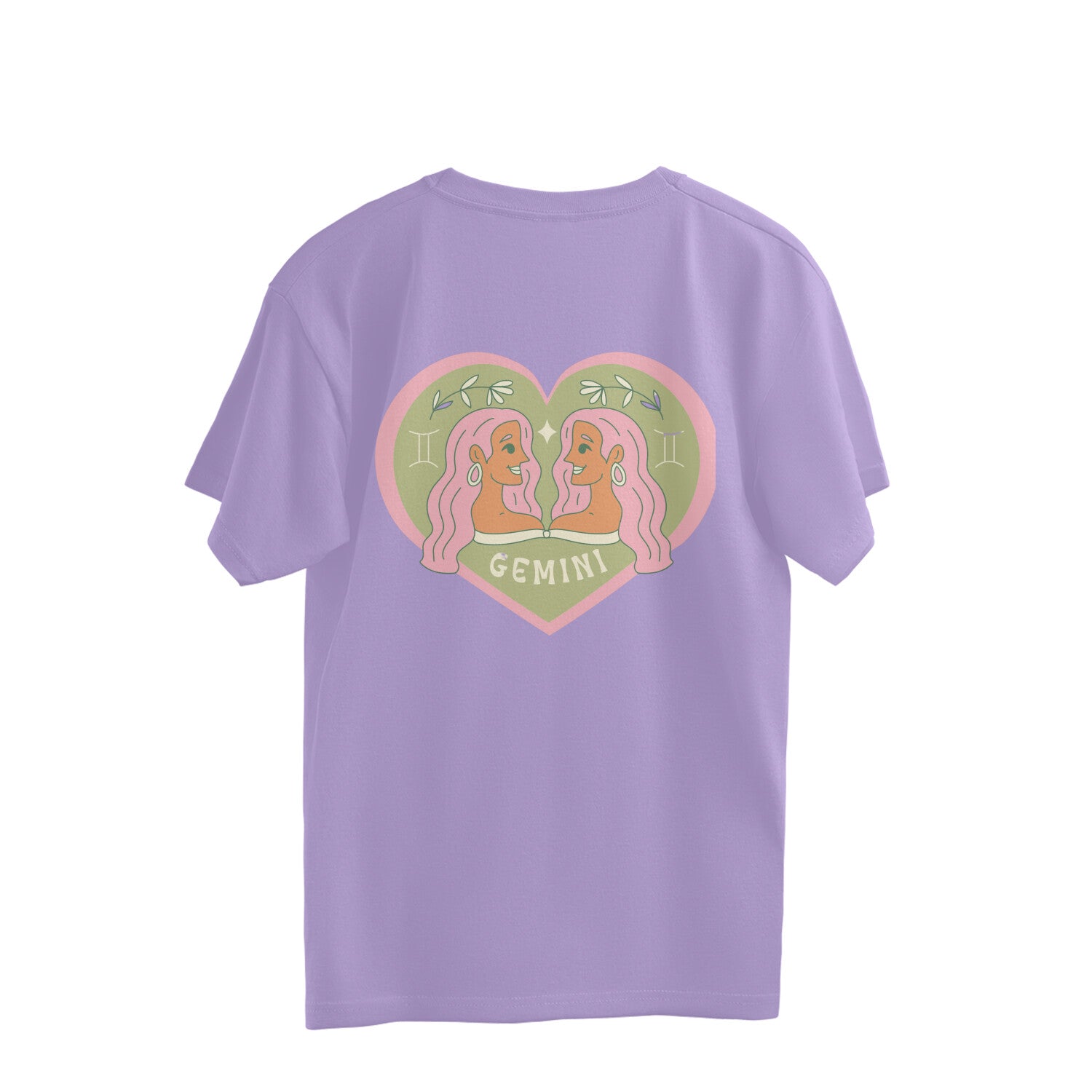 Gemini Zodiac Oversized Fit Tee