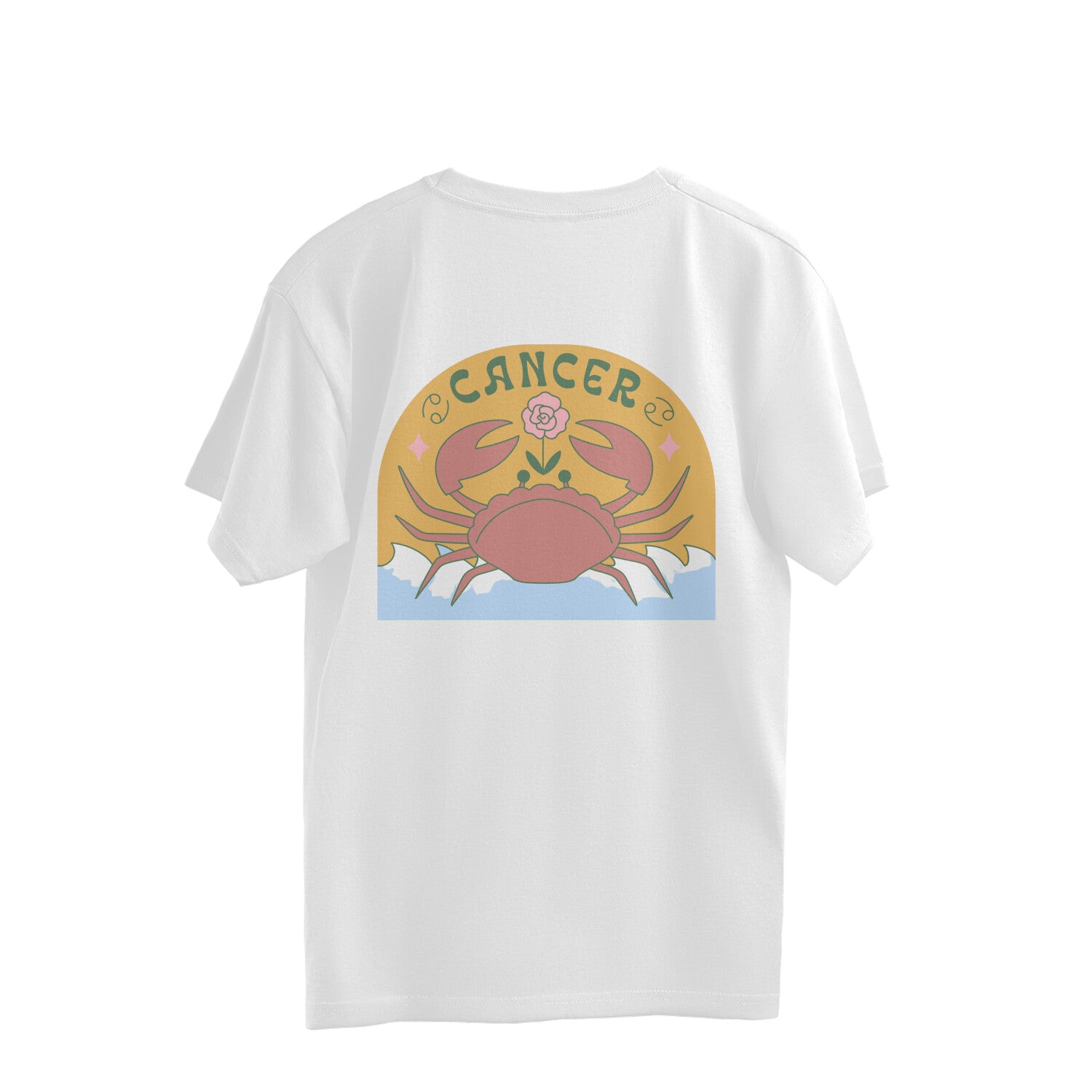 Cancer Zodiac Oversized Fit Tee