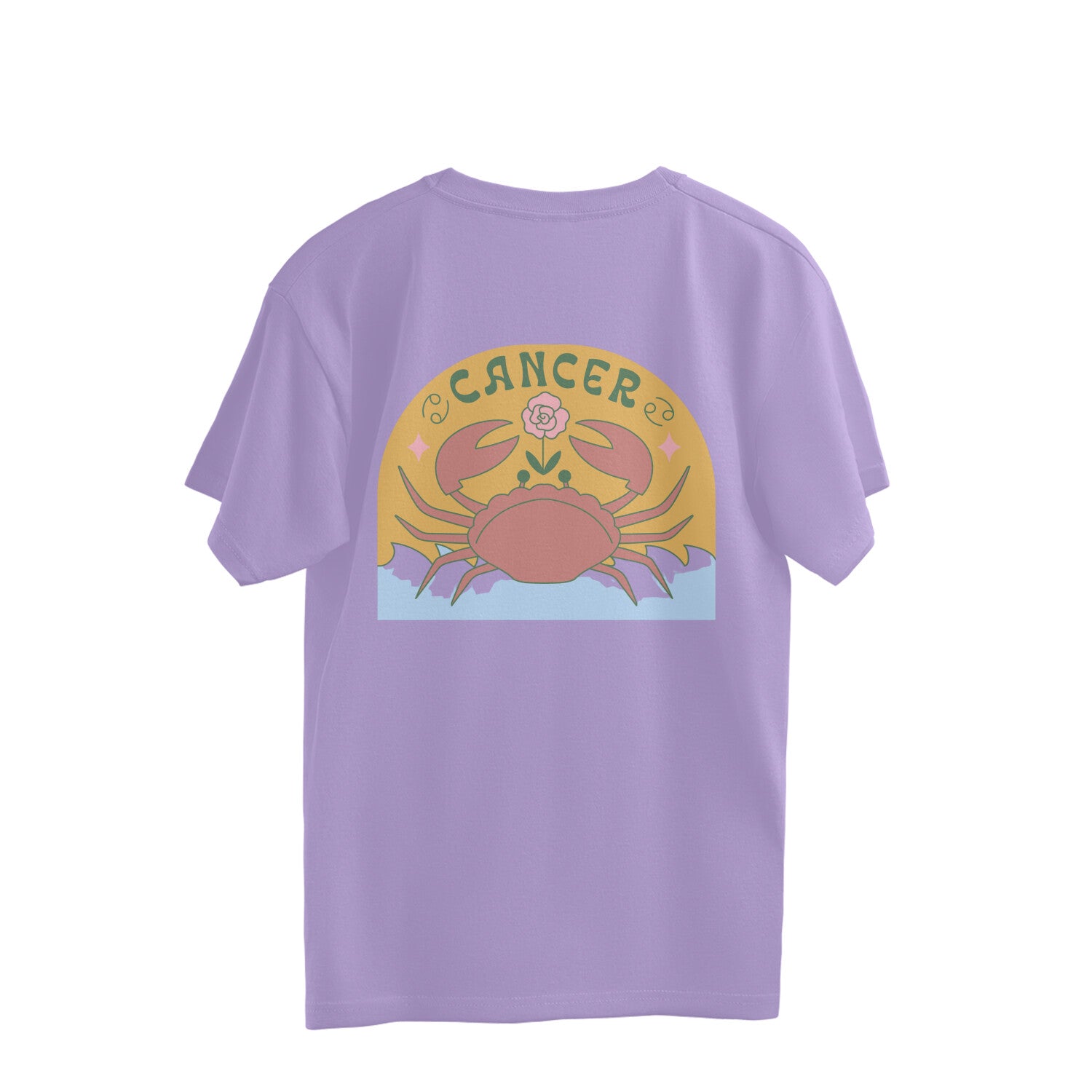 Cancer Zodiac Oversized Fit Tee