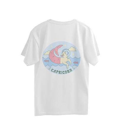 Capricorn Zodiac Oversized Fit Tee