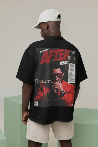 After Hours Black Unisex Oversized Tshirt