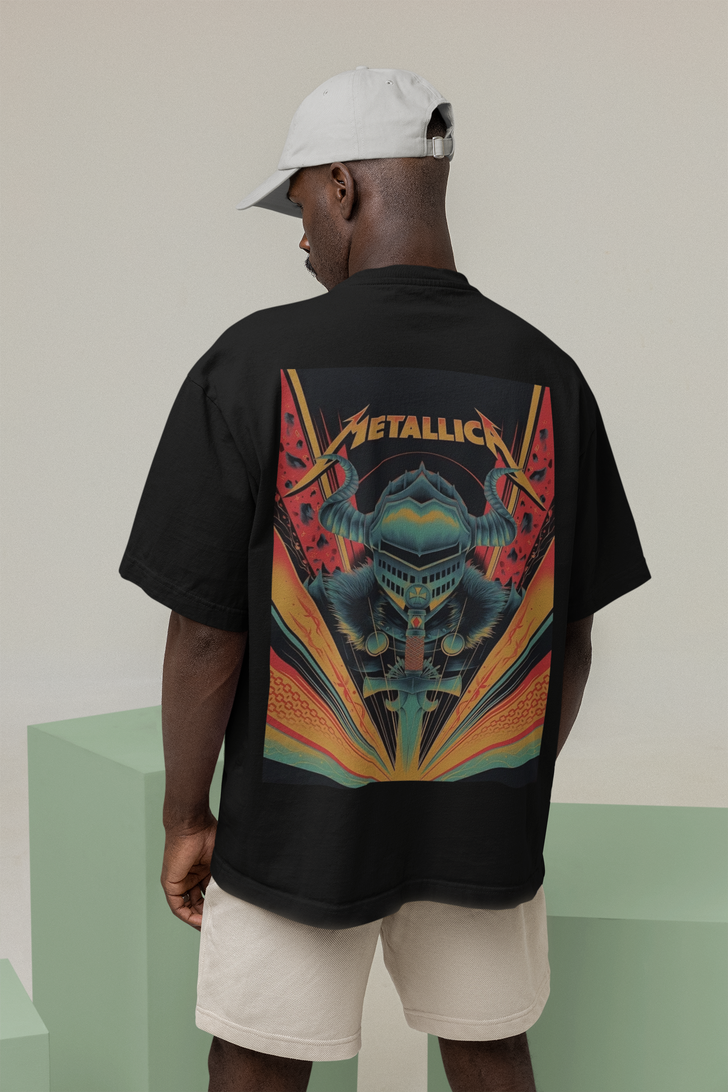 Metallica Black Oversized Tshirt